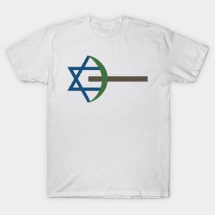 Combination of the three monotheistic religions symbols T-Shirt